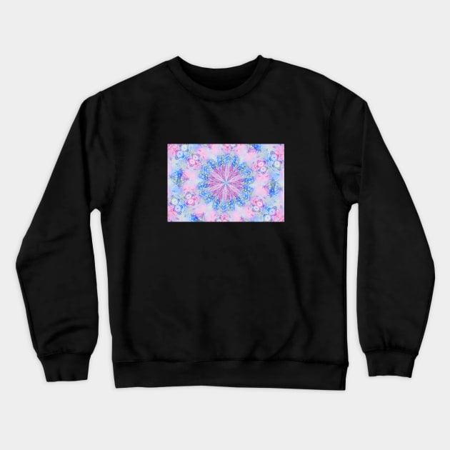 Powder Pink and Blue Crewneck Sweatshirt by ArtistsQuest